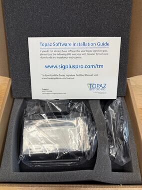 Topaz Systems SignatureGem 1x5 Sig Pad TM-LBK460-HSB-R